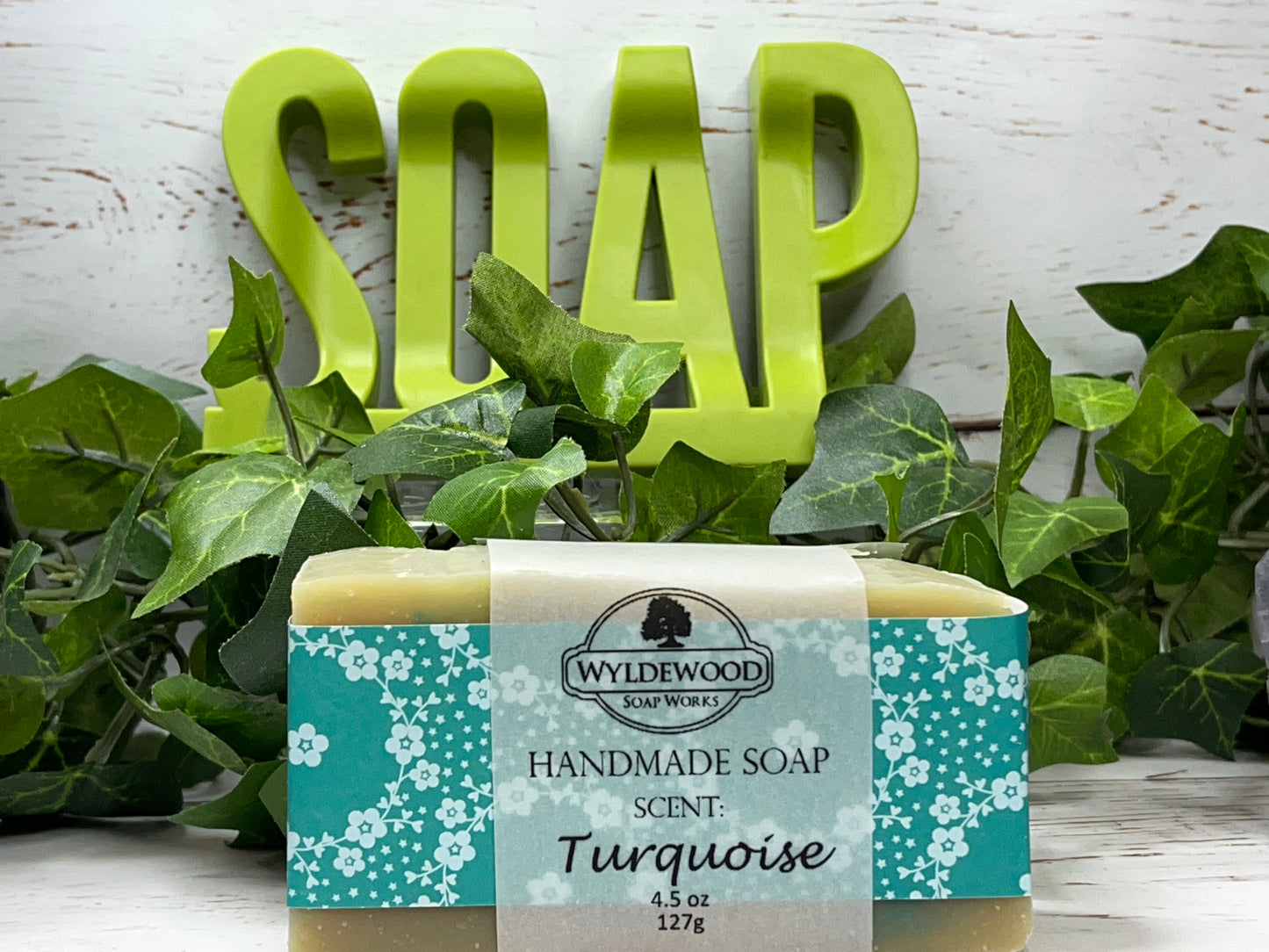Turquoise Scented Soap with Goat Milk