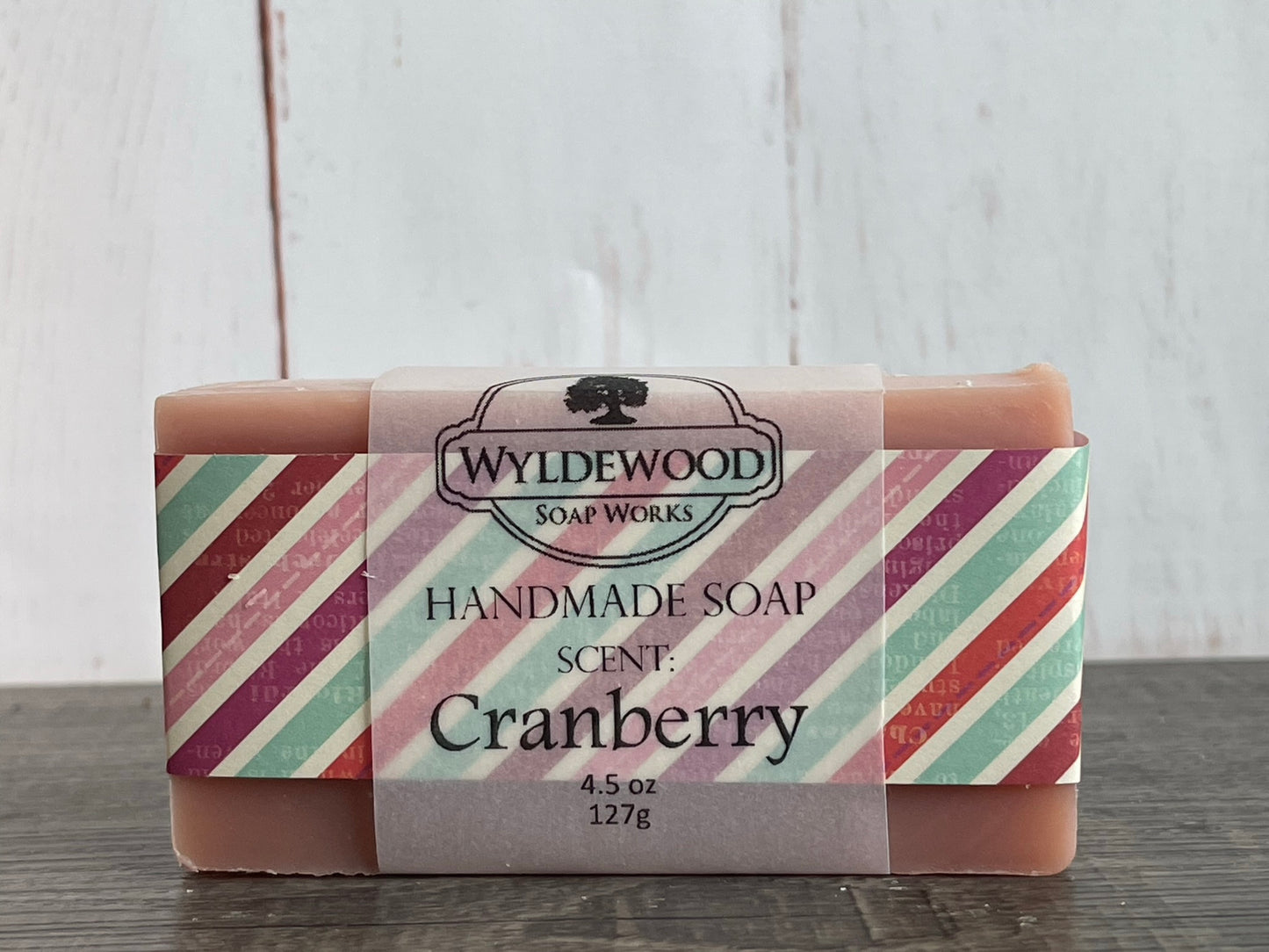 Cranberry Scented Soap with Goat Milk