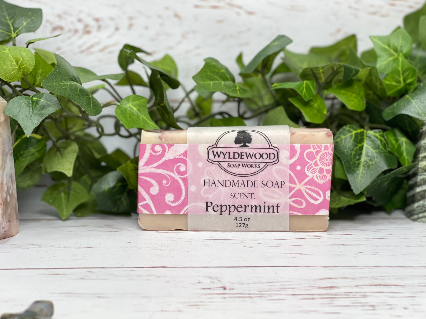 Peppermint Scented Soap with Goat Milk