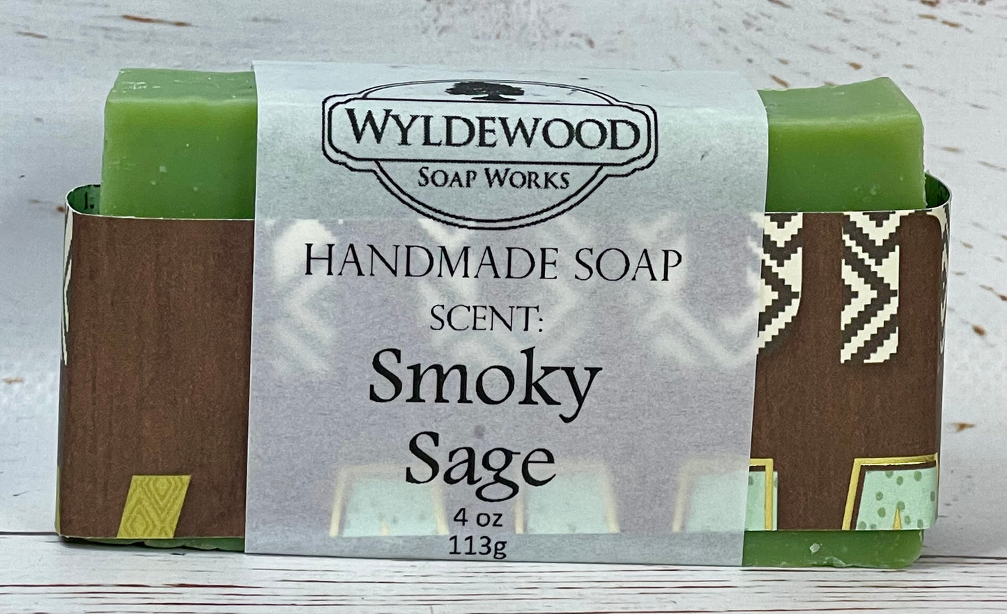 Smoky Sage Scented Soap with Goat Milk
