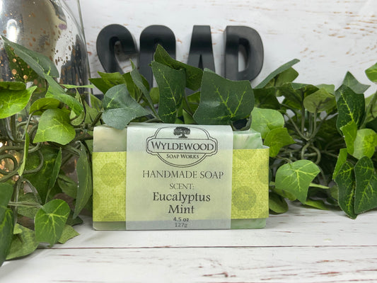 Eucalyptus Mint Scented Soap with Goat Milk