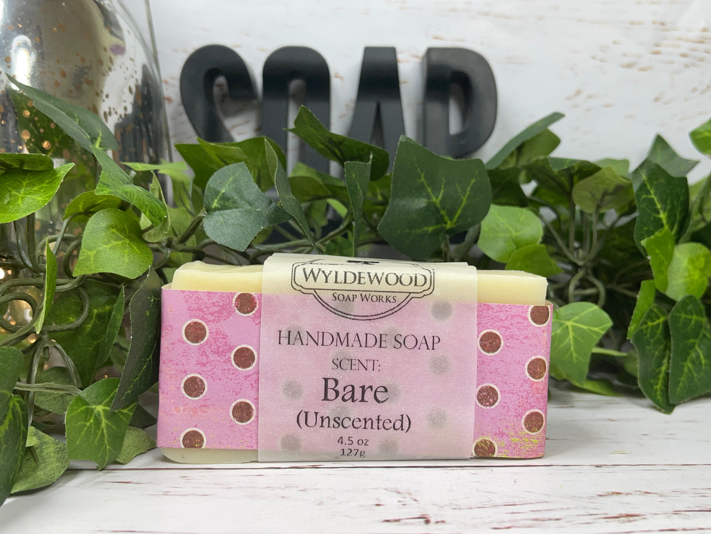 Bare (Unscented) Soap with Goat Milk