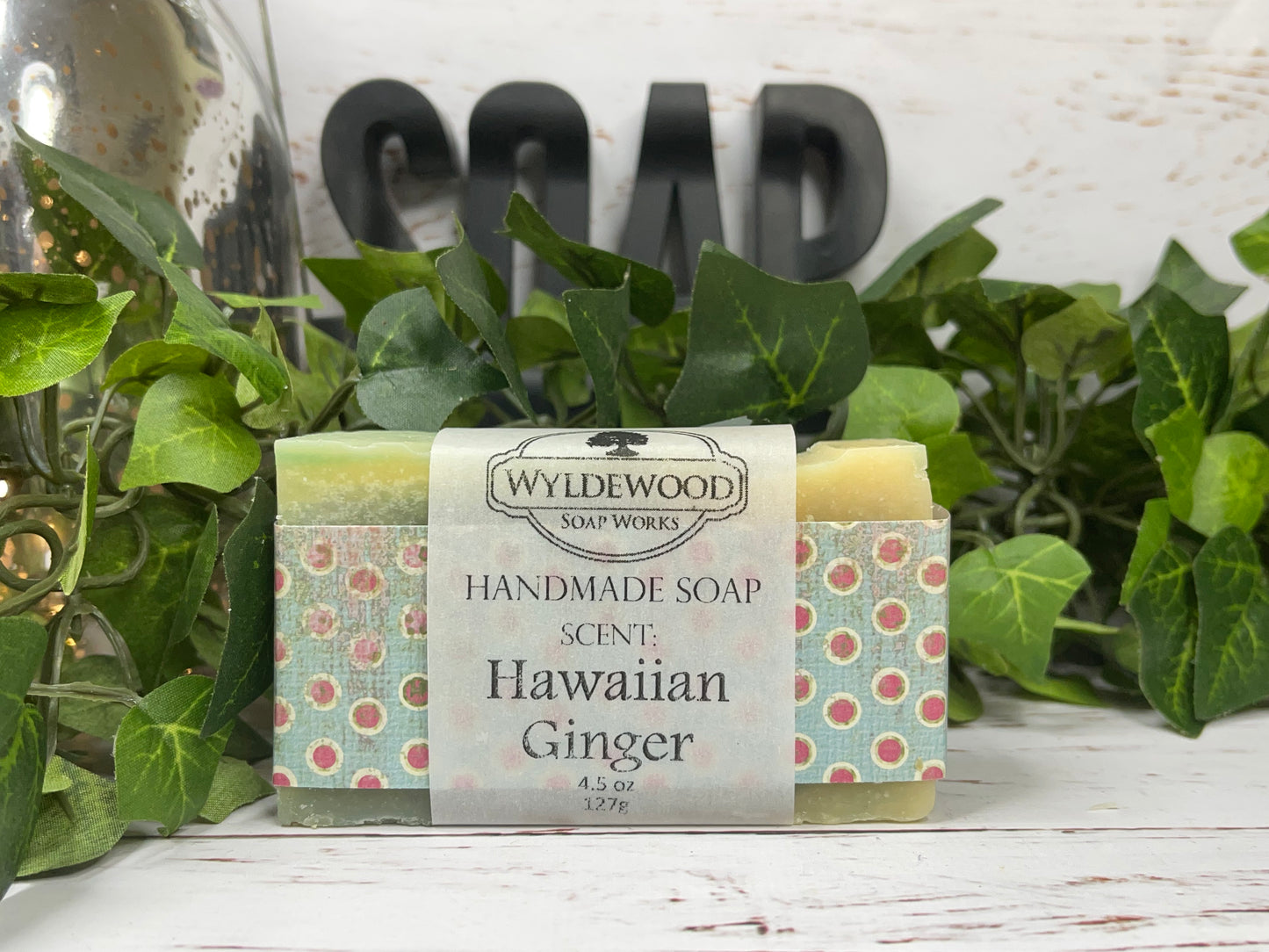 Hawaiian Ginger Scented Soap with Goat Milk