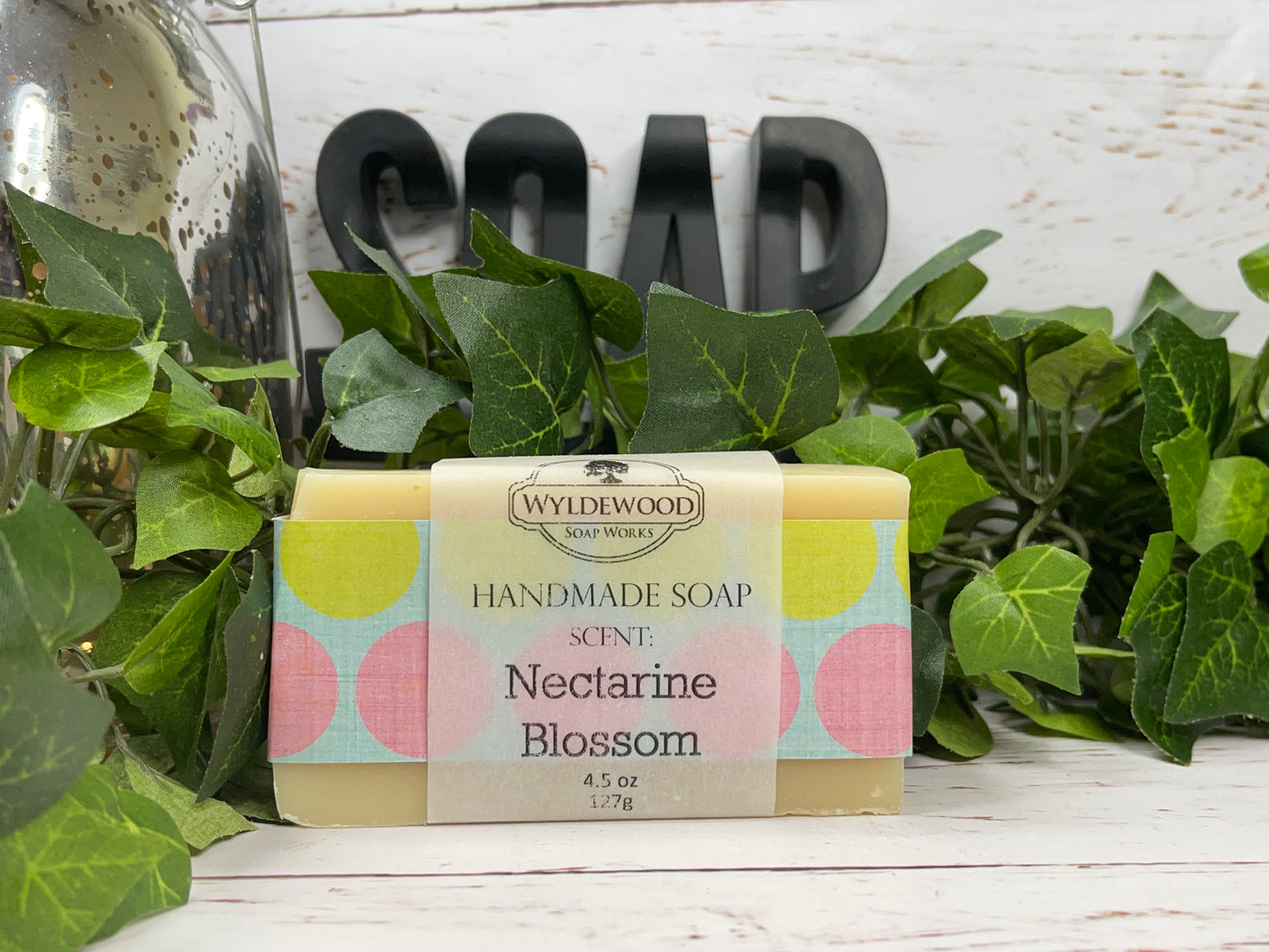 Nectarine Blossom Scented Soap with Goat Milk