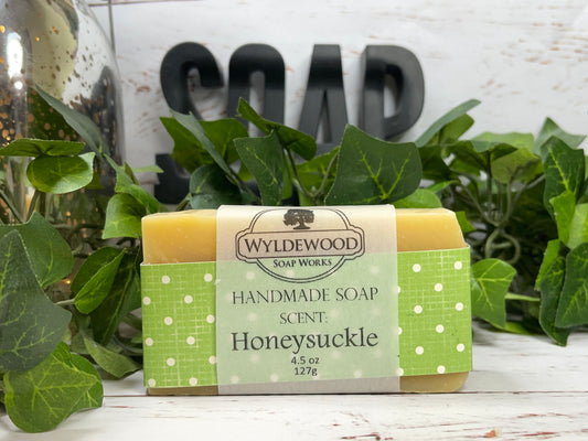 Honeysuckle Scented Soap with Goat Milk