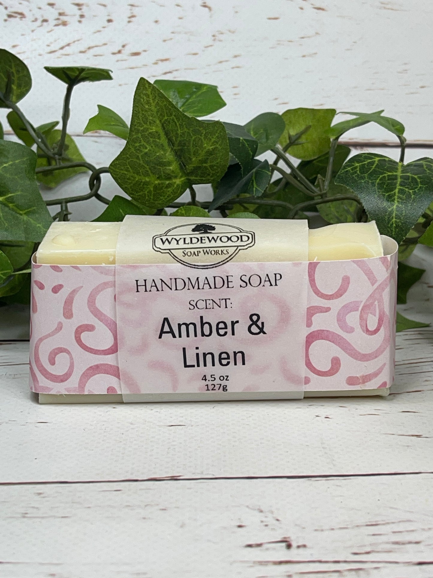 Amber & Linen Scented Soap with Goat Milk