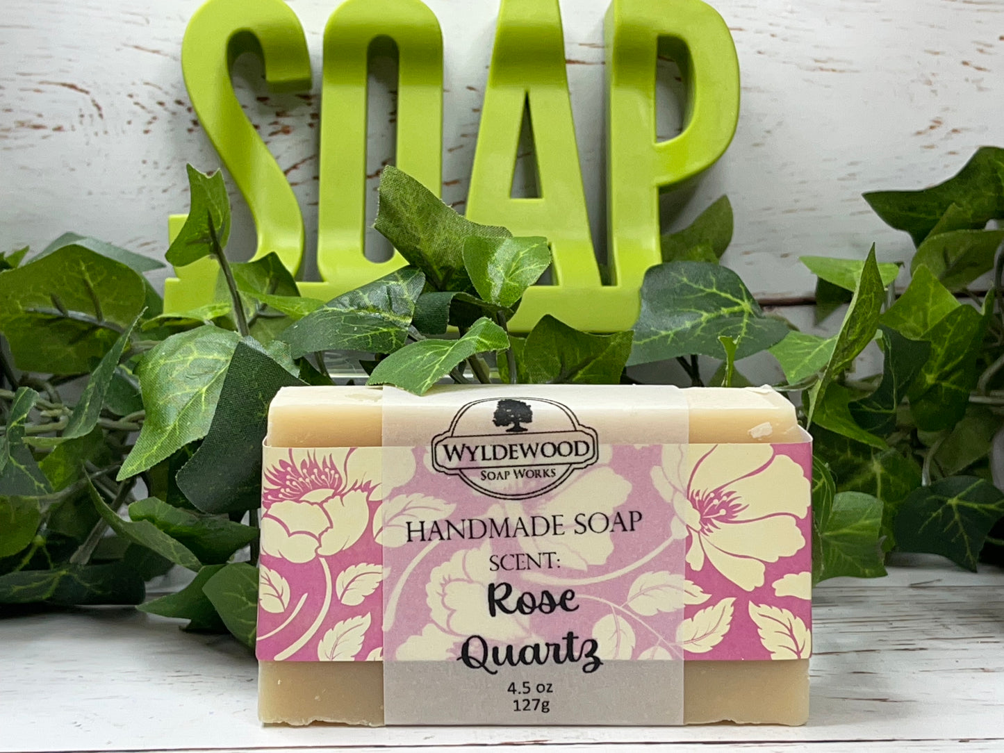 Rose Quartz Scented Soap with Goat Milk