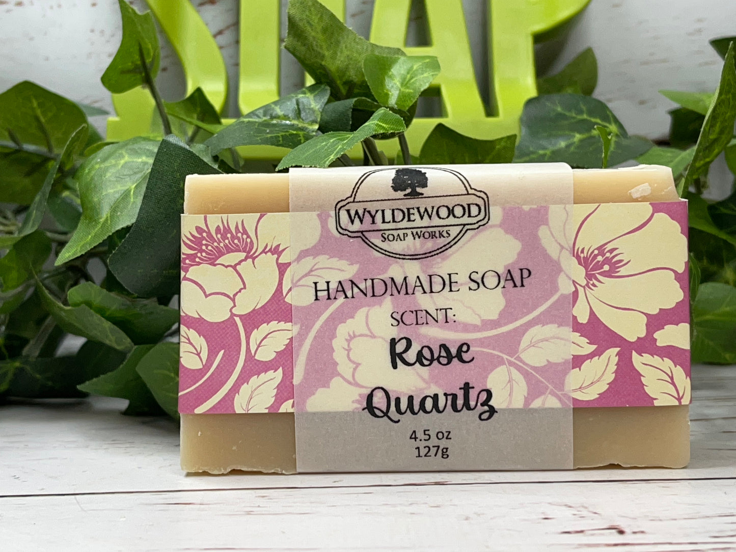 Rose Quartz Scented Soap with Goat Milk