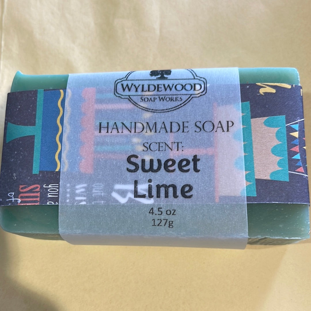 Sweet Lime Scented Soap with Goat Milk