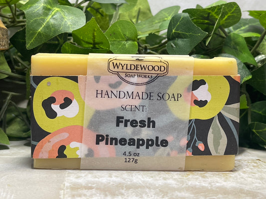 Fresh Pineapple Scented Soap with Goat Milk