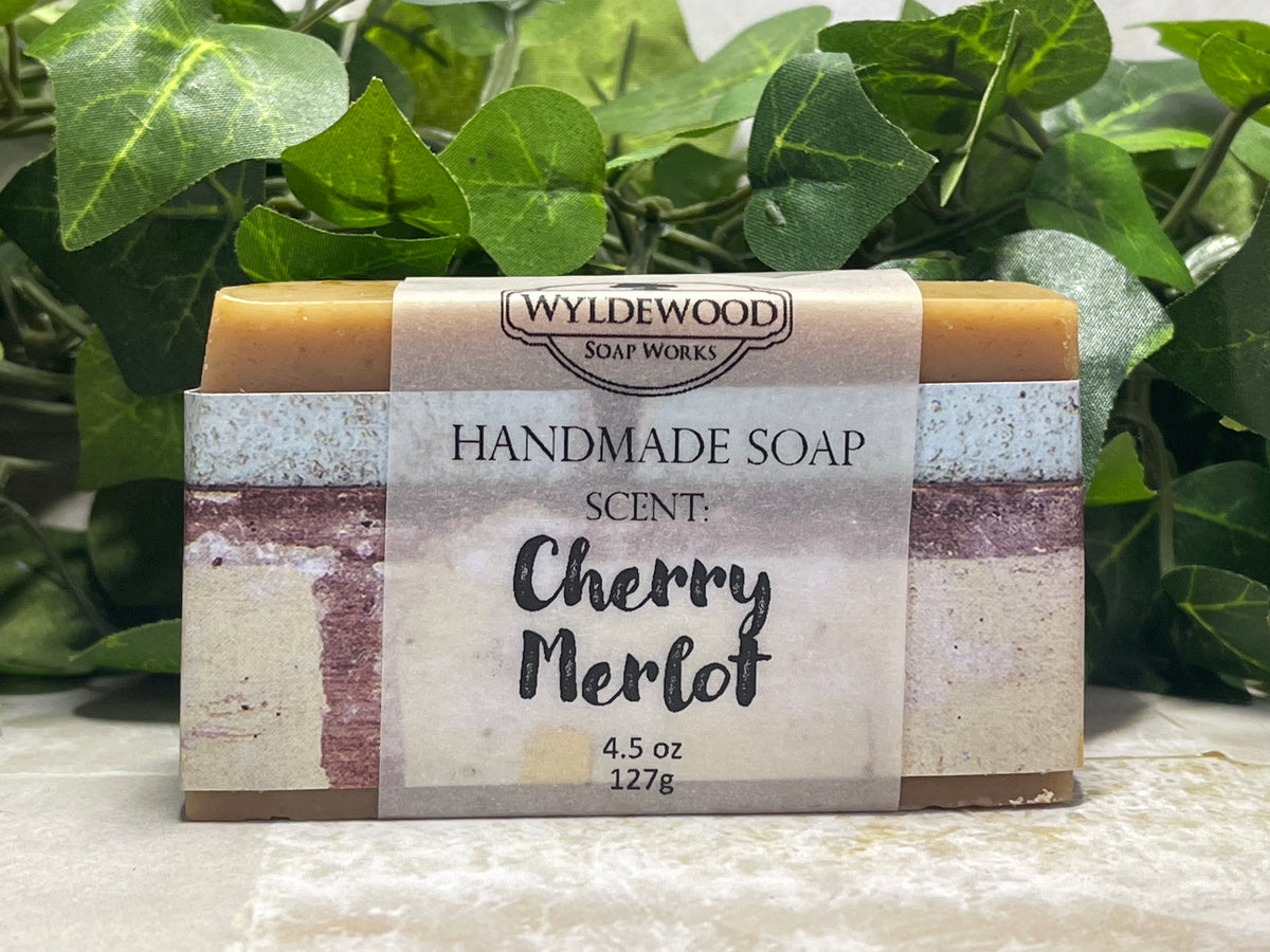 Cherry Merlot Scented Soap with Goat Milk