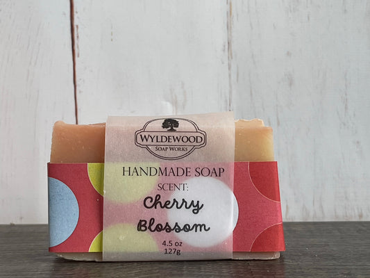 Cherry Blossom Scented Soap with Goat Milk