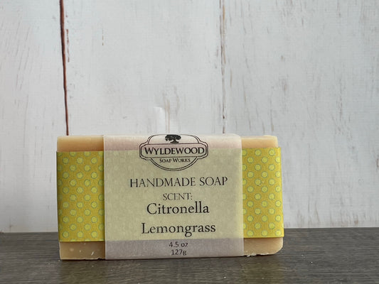 Citronella Lemongrass Scented Soap with Goat Milk