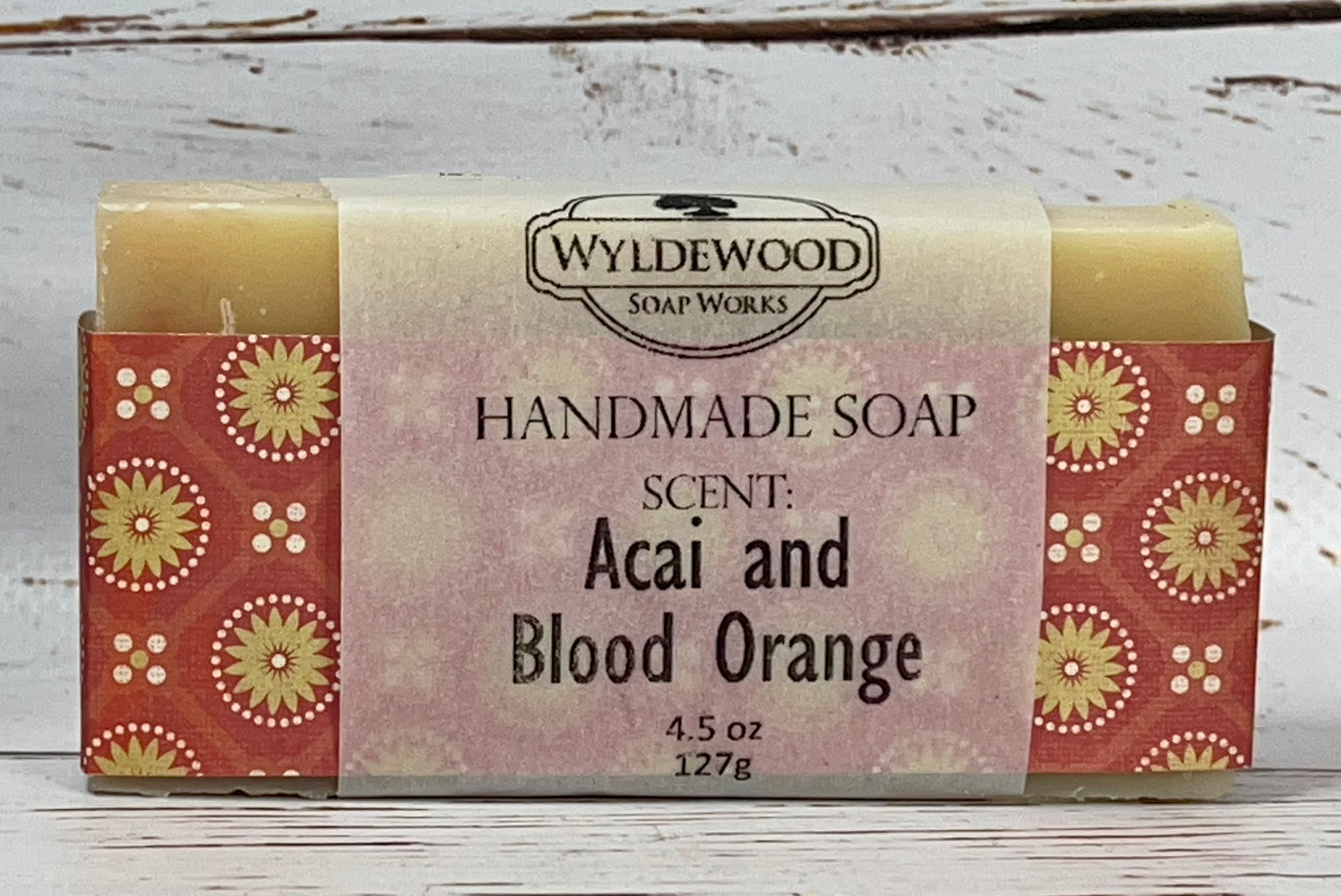Acai and Blood Orange Scented Soap with Goat Milk
