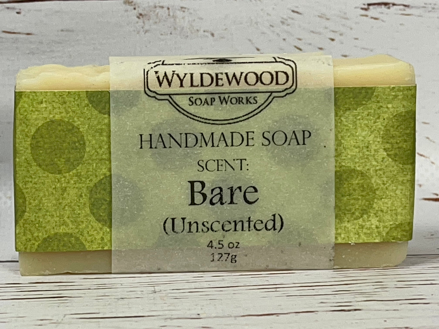 Bare (Unscented) Soap with Goat Milk