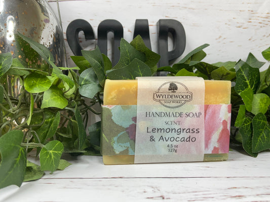 Lemongrass Avocado Scented Soap with Goat Milk