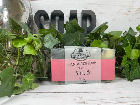 Suit & Tie Scented Soap with Goat Milk