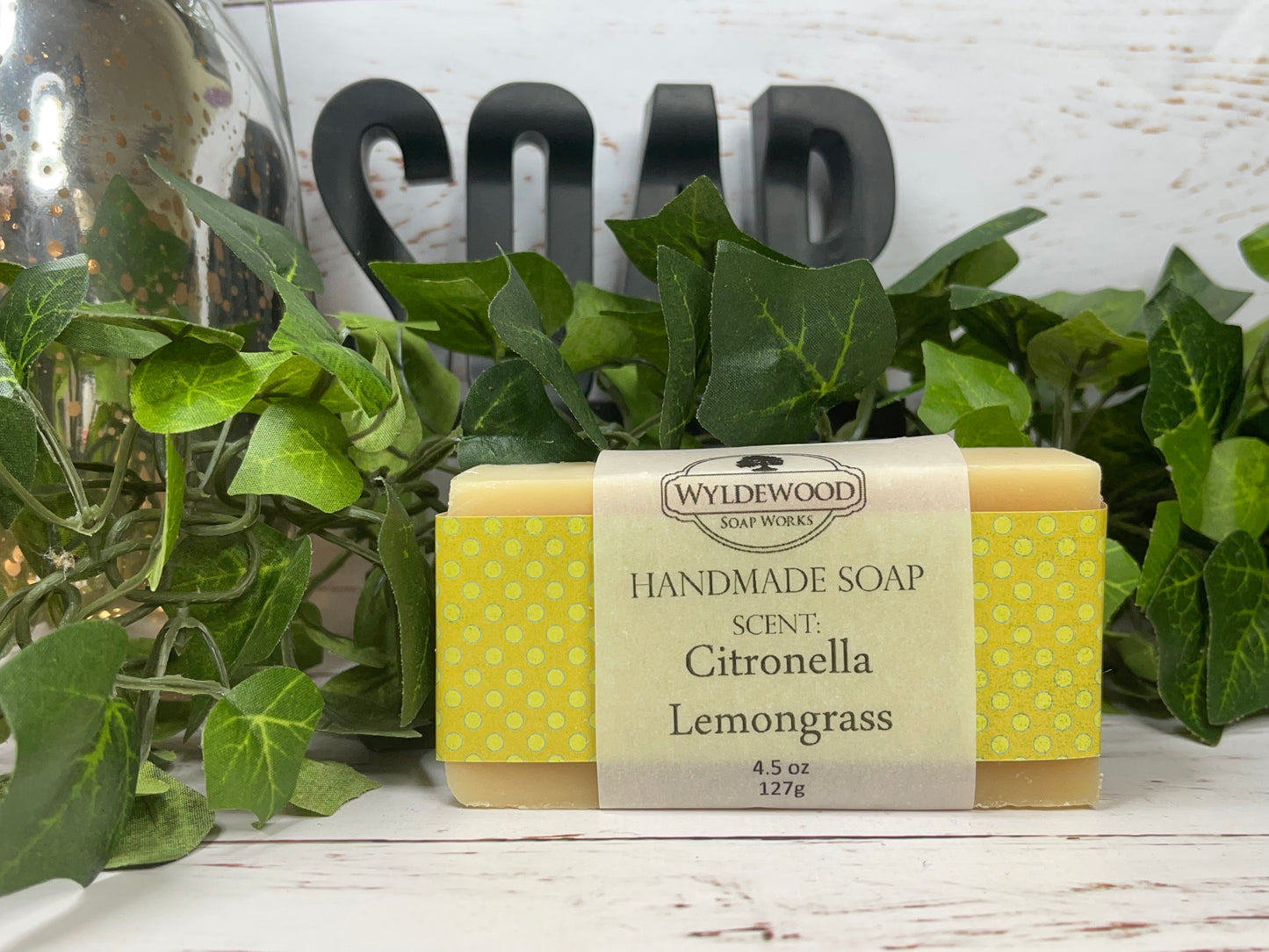Citronella Lemongrass Scented Soap with Goat Milk