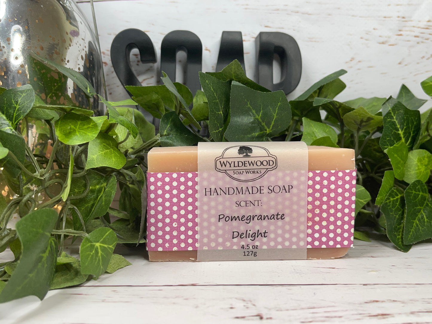 Pomegranate Delight Scented Soap with Goat Milk