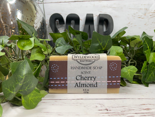 Cherry Almond Scented Soap with Goat Milk