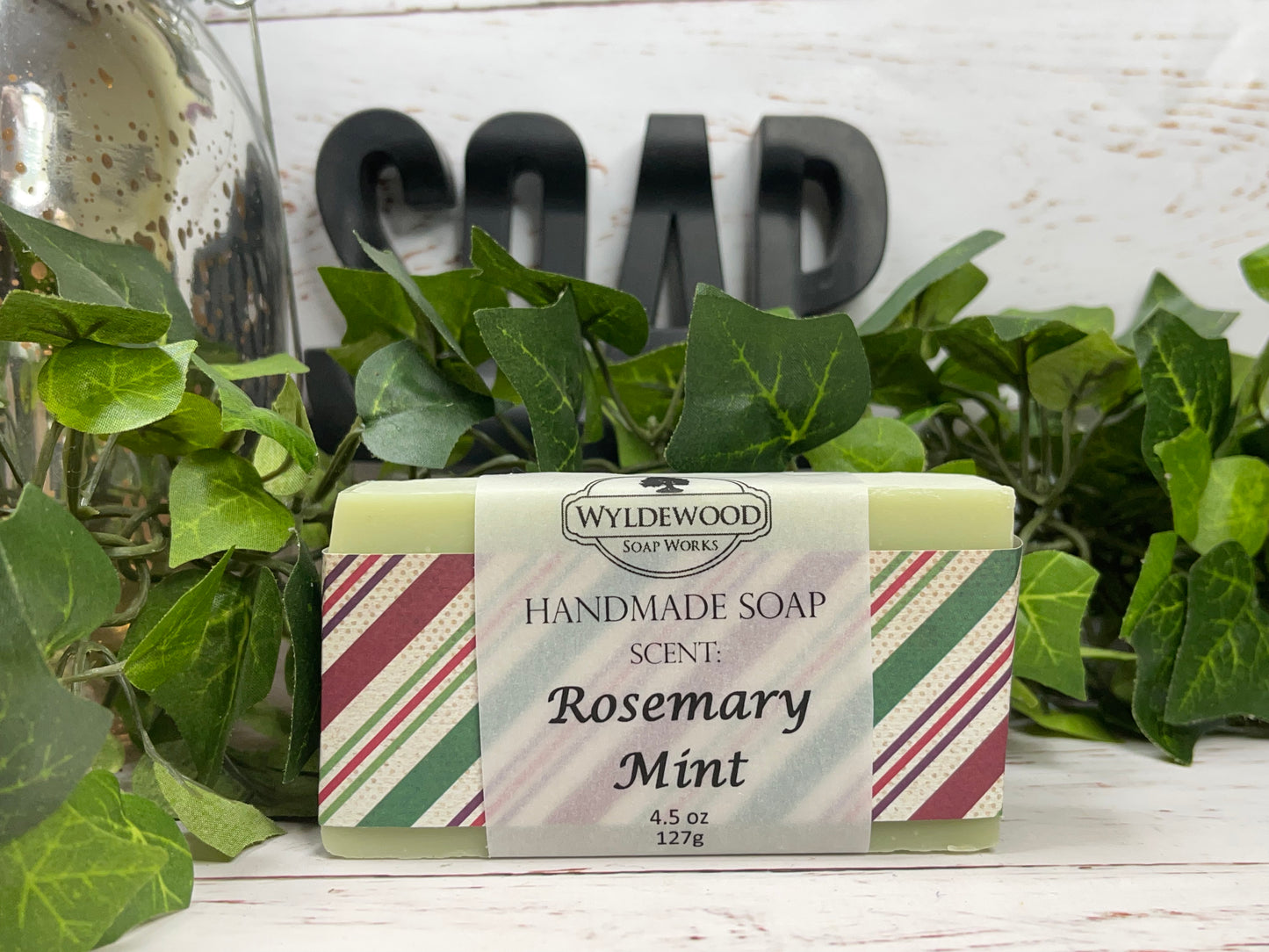 Rosemary Mint Scented Soap with Goat Milk