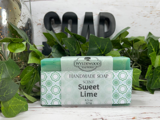 Sweet Lime Scented Soap with Goat Milk