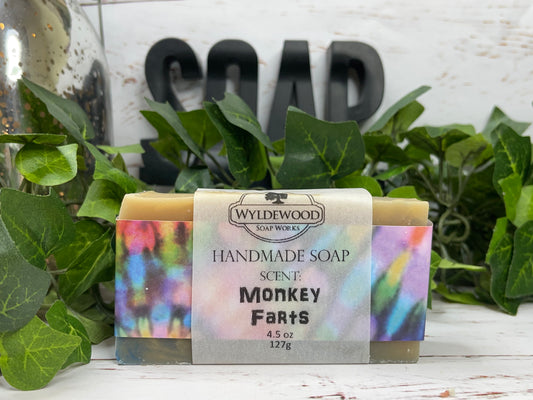 Monkey Farts Scented Soap with Goat Milk