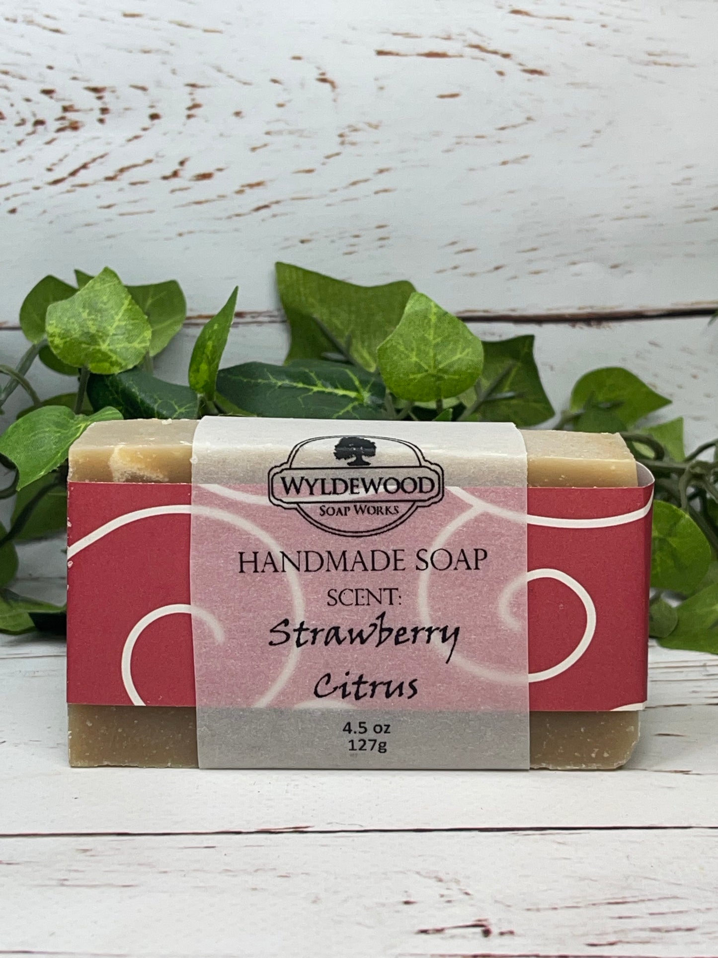 Strawberry Citrus Scented Soap with Goat Milk