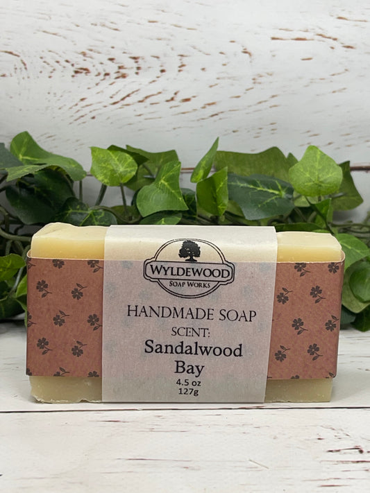 Sandalwood Bay Scented Soap with Goat Milk