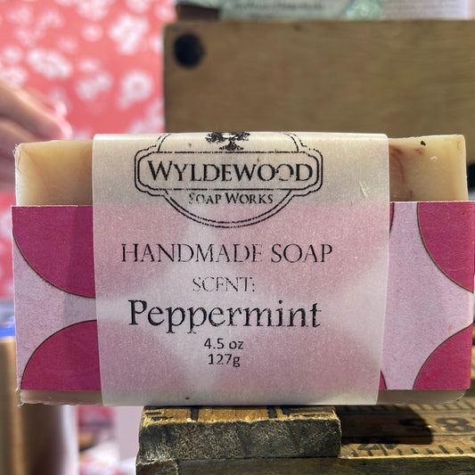 Peppermint Scented Soap with Goat Milk