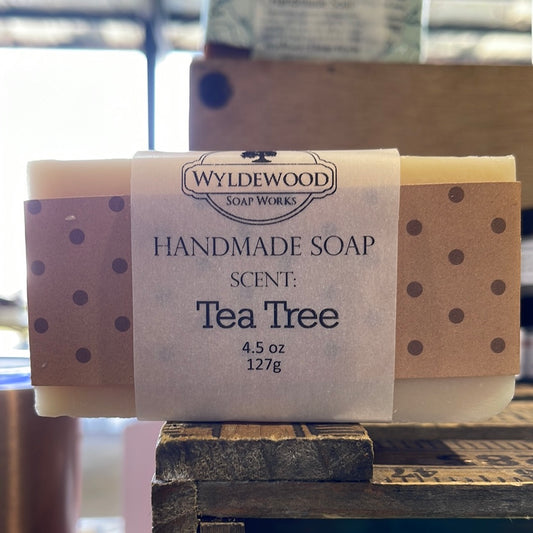 Tea Tree Scented Soap with Goat Milk