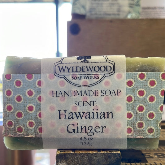 Hawaiian Ginger Scented Soap with Goat Milk