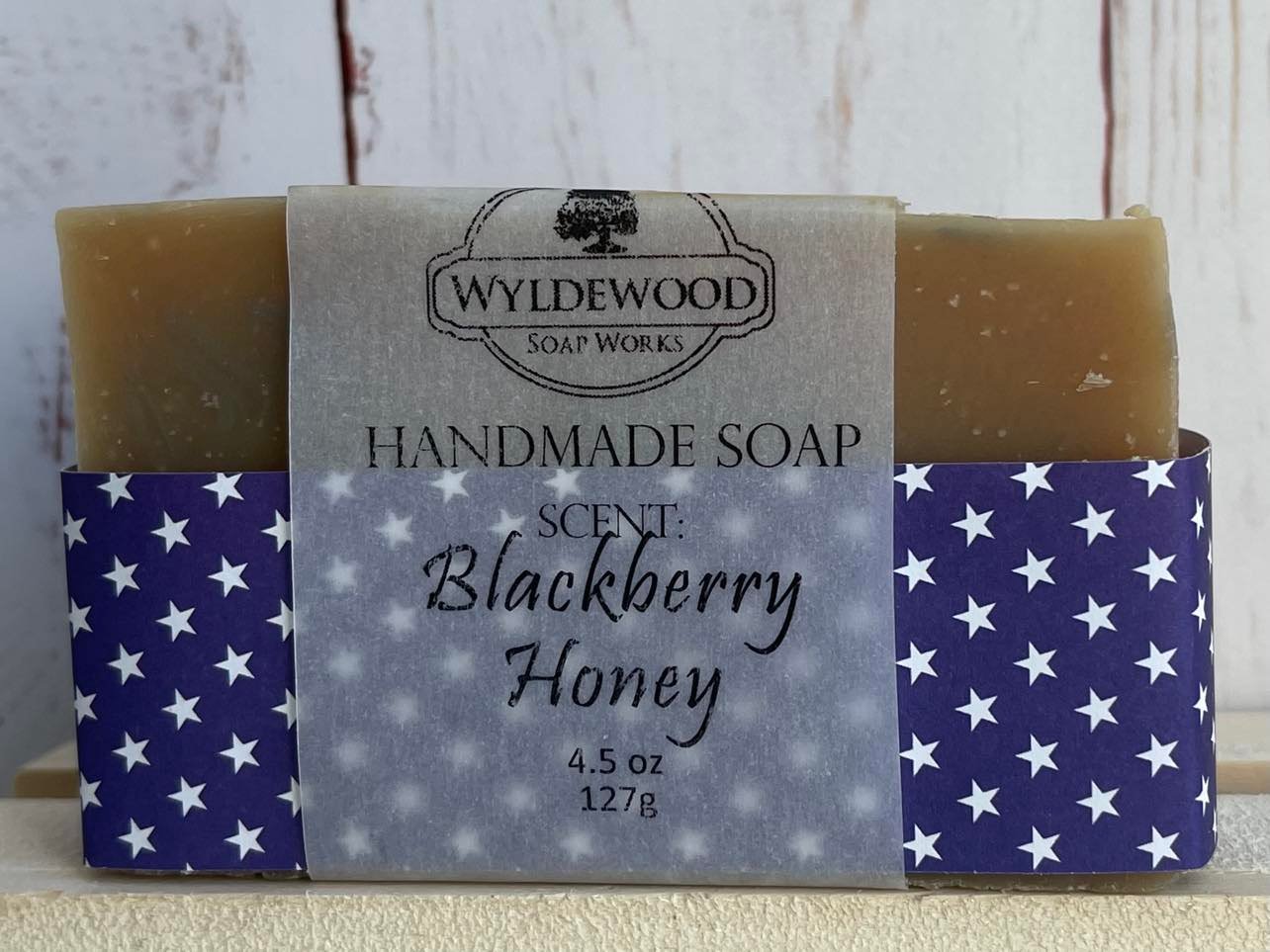 Blackberry Honey Scented Soap with Goat Milk