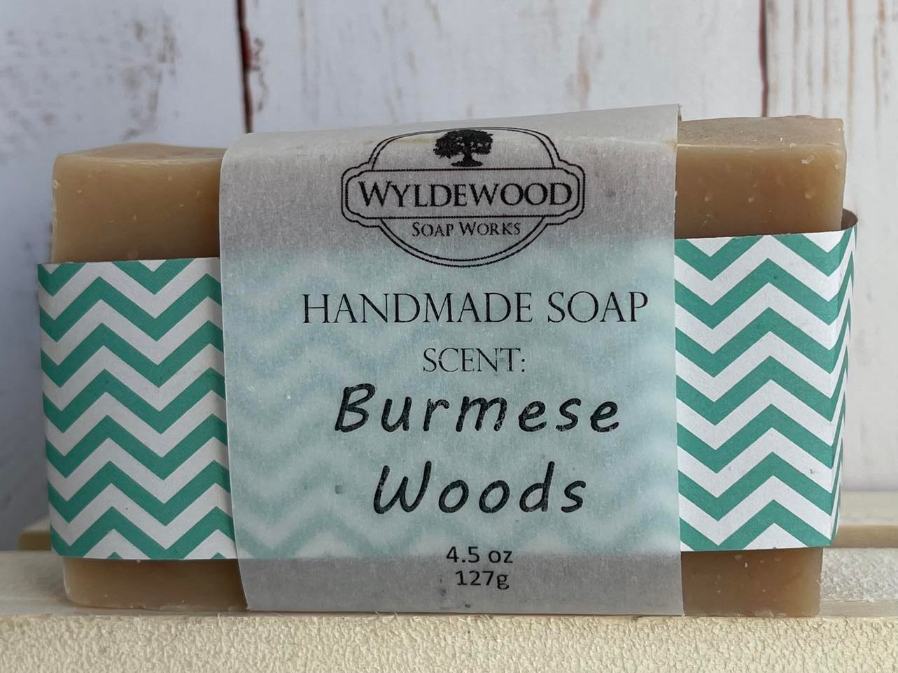 Burmese Woods Scented Soap with Goat Milk