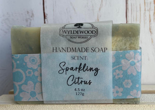 Sparkling Citrus Scented Soap with Goat Milk